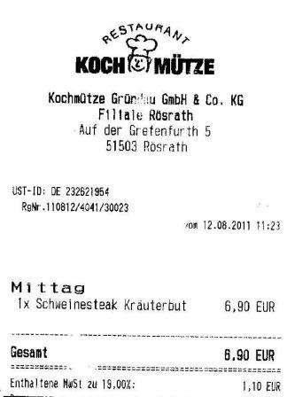 emvz Hffner Kochmtze Restaurant